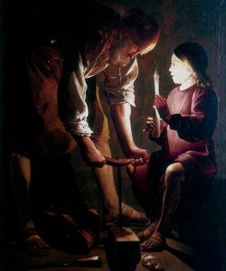 St Joseph the Carpenter, c1640 od Georges de La Tour
