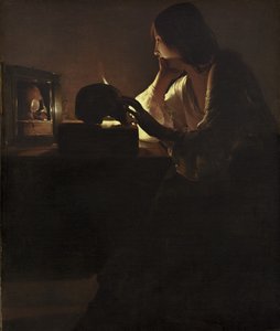 Kající Magdalena, 1635-40 od Georges de La Tour