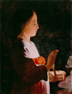Mladá Panna Maria od Georges de La Tour