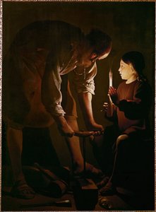Tesař sv. Josefa ... od Georges de La Tour