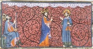 Vize Karla Velikého o Mléčné dráze a Jakubovi, z Chroniques de France ou de St Denis, 14. století (22690449466). od Georgia Levan Ramishvili from Tbilisi