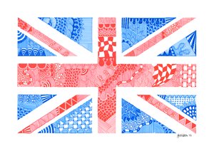 Union Jack, 2015 (tuš na bristolové desce)
