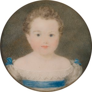 Portrét Orlanda George Charlese Bridgemana, později 3. hraběte Bradforda, jako dítě (1819-1898), kolem 1821-22 (olej a plátno) od Georgina Viscountess Newport Moncreiff