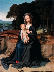 Zbytek na útěku do Egypta, c1512-1515 1927 od Gerard David