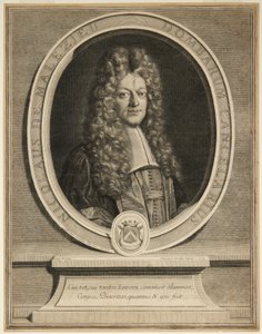 Nicholaus de Malezieu od Gérard Edelinck