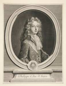 Filip V., vévoda z Anjou od Gérard Edelinck