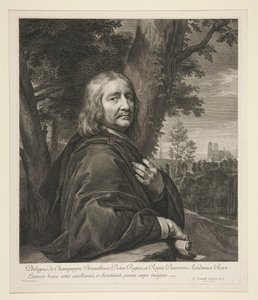 Philippe de Champaigne stojící v krajině od Gérard Edelinck