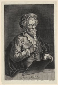 Portrét Jacquese Bénigna Bossueta od Gérard Edelinck