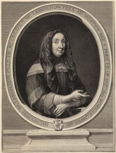 Portrét Madeleine de Lamoignon od Gérard Edelinck