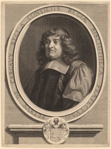 Pierre de Carcavy od Gerard Edelinck after Louis Testelin