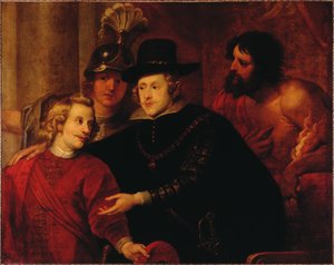Filip IV Španělský 1605-1665 vyslání svého bratra kardinála-Infante Ferdinanda Rakouského 1609-1 od Gerard . Seghers