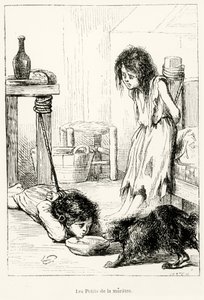 The Pitiful Children, ilustrace z "L"Annee Illustree", 1868 od Gerard Seguin