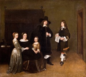 Portrét rodiny, 1656