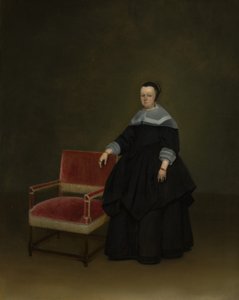 Margaretha van Haexbergen 1614-1676, asi 1666-67. od Gerard Terborch II
