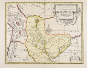 Paraguayo prov. z Rio de la Plata s přilehlými regiony Tucuman a S.ta Cruz de la Sierra od Gerard Valck