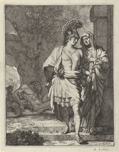 Aeneas en de Sibille van Cumae od Gerard de Lairesse