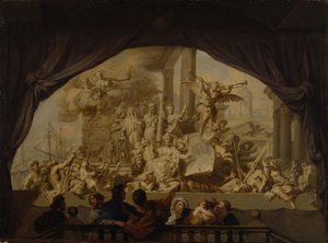 Alegorie slávy Amsterdamu od Gerard de Lairesse