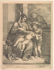 Svatá rodina s Janem Křtitelem od Gerard de Lairesse