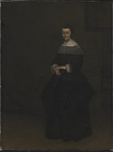 Portrét dámy od Gerard ter Borch