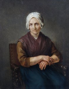 Portrét sedící rolnice od Gerard ter Borch