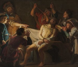 Kristus korunovaný trním (Matouš 27:27-31)