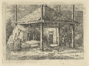 Kupka sena Střecha kupky sena v Pernis