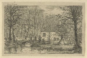 Dům s mostem přes příkop Dům lovce v Haagsche Bosch