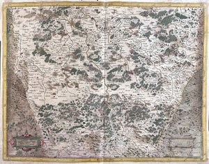 Lorraine, Francie (rytina od Gerardus Mercator