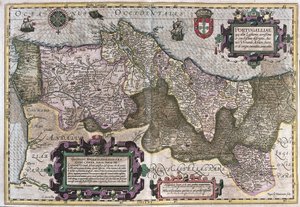 Portugalsko (rytina od Gerardus Mercator