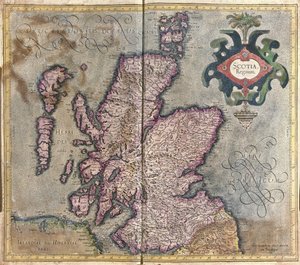 Skotsko, Velká Británie od Gerardus Mercator
