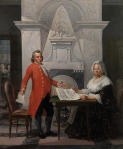 Jubilejní portrét rodiny de San (olej na plátně) od Gerardus de San