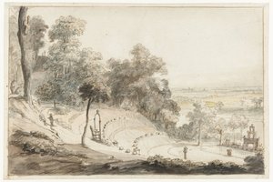 Amfiteátr na Springenbergu v Cleves od Gerbrand van den Eeckhout