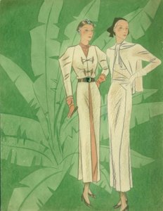 Dámská móda 1934 / šaty / Gerd Hartung