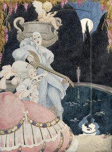 Elegantní a Pierrot od Gerda Marie Frederike Wegener