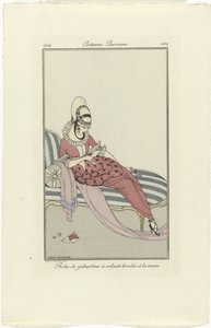 Journal des Dames et des Modes, Costumes Parisiens, 1914, č. 162: Gabardin (...) od Gerda Wegener