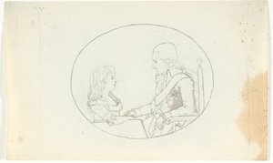 Korunní princ Frederik s korunním princem (Kr. VIII) od Gerhard Ludvig Lahde