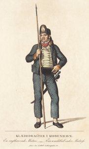 Námořník ve službě od Gerhard Ludvig Lahde