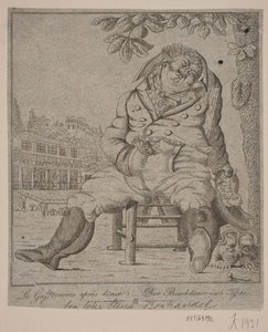Gastronom po večeři od Gerhard Ludvig Lahde
