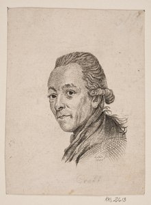 Portrét malíře A. Graffa od Gerhard Ludvig Lahde