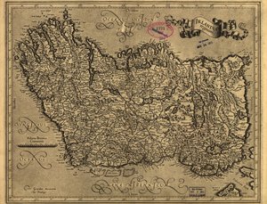 Irlandiae regnum. LOC 99446223 od Gerhard Mercator