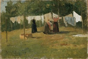 Sušení prádla od Gerhard Peter Frantz Vilhelm Munthe