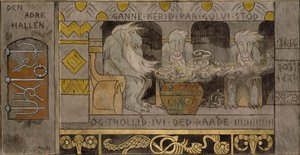 Druhý sál od Gerhard Peter Frantz Vilhelm Munthe