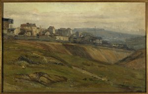 Rue du Moulin-des-Prés, kolem roku 1900 (olej na plátně) od Germain Eugene Bonneton