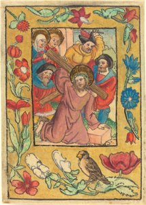 Kristus nesoucí kříž od German 15th Century