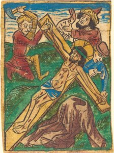 Kristus přibitý na kříž od German 15th Century