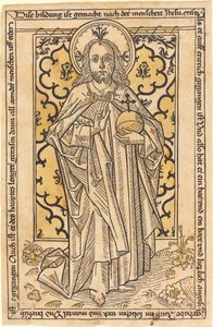Před Kristem Us Salvatore od German 15th Century