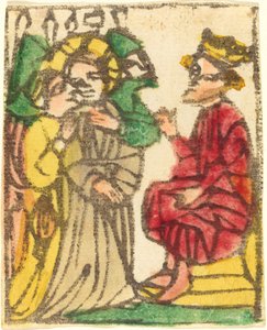 Kristus před Herodem od German 15th Century