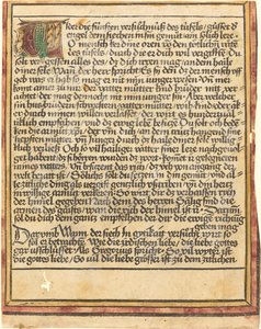 Nabádání proti hrabivosti od German 15th Century