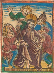 Zesměšňování Krista od German 15th Century
