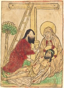 Pieta se svatým Janem od German 15th Century